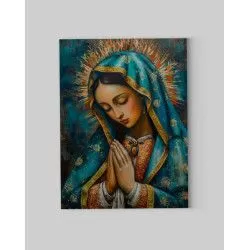 Nowoczesny Obraz Ikona Matki Boskiej Maryi na Płótnie